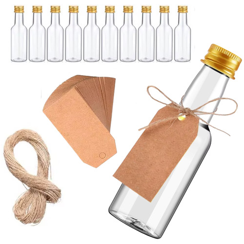 Mini plastic bottles - plastic,