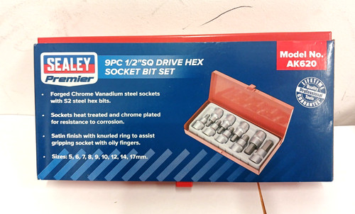 Sealey ak620 9pce drive - sealey,