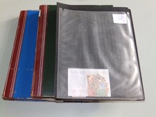 (8904) WORLD STAMP COLLECTION IN 2 STOCK ALBUMS AND FOLDER