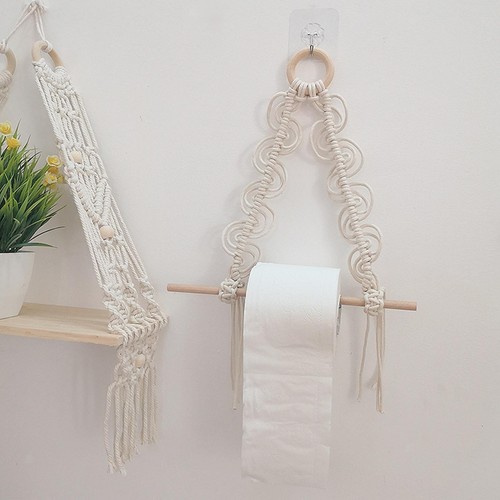 Hand woven macrame - woven,