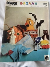 Patons Vintage Bazaar Makes Knitting Pattern Book, Many Useful Patterns