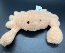 Jellycat Pink Fluffy Crab 6" Soft Toy Plush Beanie Comforter 7345