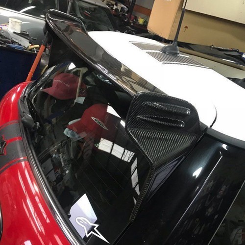 Real carbon fiber roof spoiler - carbon,
