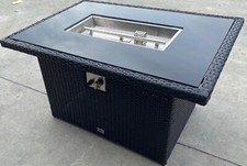 New black rattan gas - new,