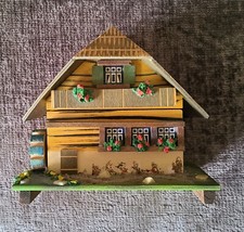 Bavarian Music / Jewellery Box 1970s wooden with moving Parts