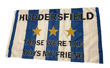 Huddersfield Town AFC Flag 5ft by 3ft - Shirt Scarf Badge Poster Stickers
