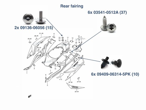 Suzuki gsxr600 2008 - 2010, k8