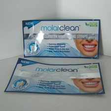 MolarClean Advanced Teeth Whitening Strips x2