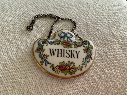 Vintage decanter label crown - vintage,
