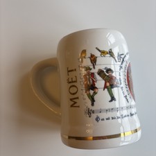 Moet & Chandon Oktoberfest Ceramic Stein Marstall Festzelt Limited Edition Rare