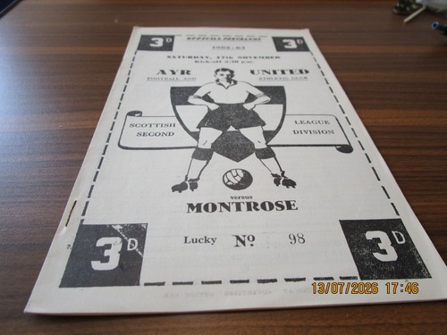 Ayr united montrose - united, v