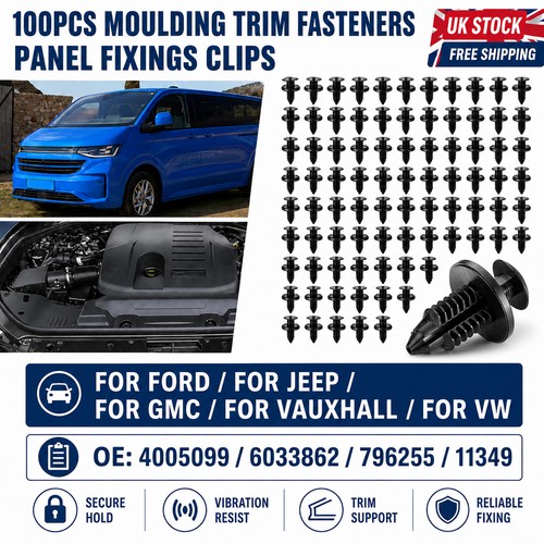 100x door panel retainer clips - panel,