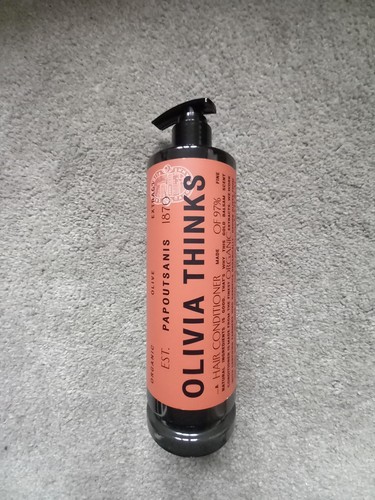 Olivia thinks hair conditioner - thinks,