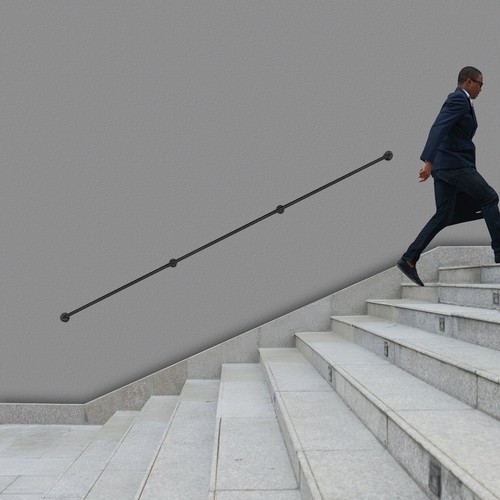 12ft stair handrail iron - handrail, pipe