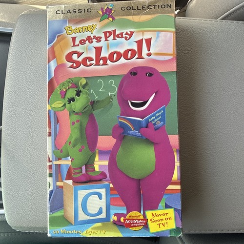 Barney let play school vhs - let’s,