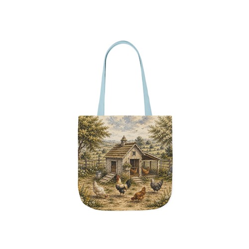 Country chicken coop scene - coop,