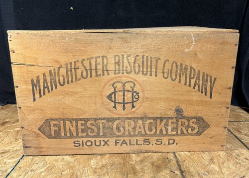 Vintage wooden shipping crate