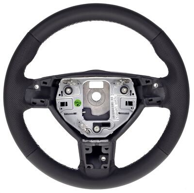 Leather steering wheel - leather,