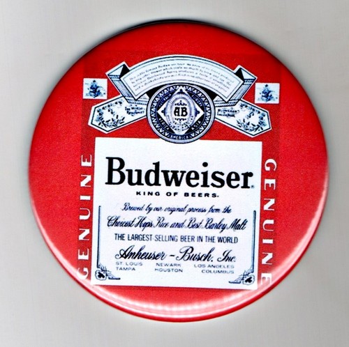 Budweiser jumbo fridge - budweiser, magnet