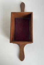 Vintage Antique Church Offertory Collection Box - Oak Wood Decorative