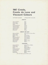 Vauxhall Cresta & Viscount PC