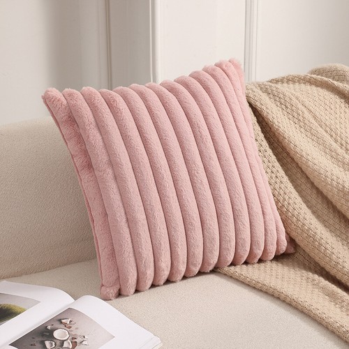 Faux fur striped plush - faux,