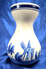 Vtg Cobalt Delft Blue Tulip
