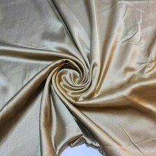 Silky Satin Fabric Plain Dress