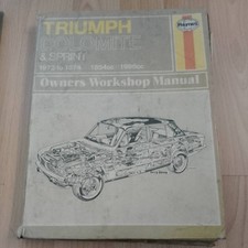 Vintage Haynes Manual, Triumph Dolomite & Sprint, 1972 to 1974