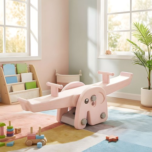 Pink kids seesaw teeter - seesaw,