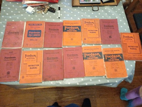 Fordson manuals - fordson,