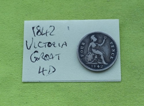 1842 four pence groat - 1842, 4p