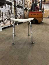 Adjustable Aluminum Shower Bath Chair Seat with Disability Aid Stool