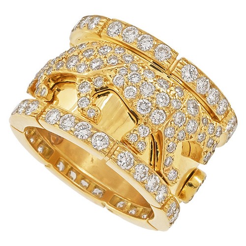 Cartier panther mahango ring - cartier,