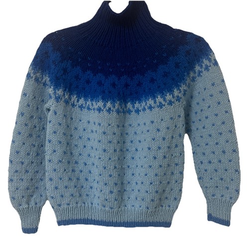 Vintage hand knit sweater - knit,