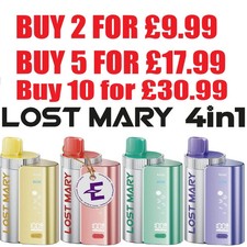 LOST MARY 4 in 1 KITS | 3200 puff | 20mg Replaceable Vape Pod Kit | Min Buy 2pcs