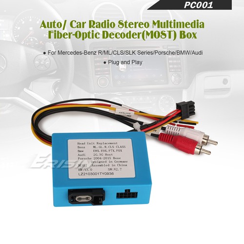 Car stereo fiber optic decoder - car,