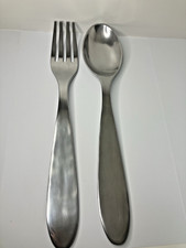 Decorative Giant Fork & Spoon Wall Decor Accent Art Aluminum 29" Long