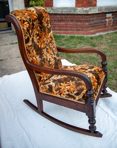 Antique vintage upholstered - vintage,