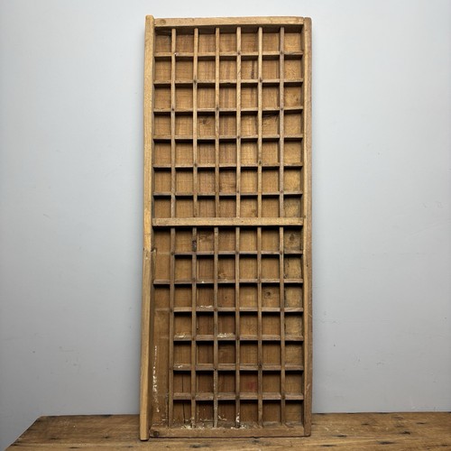 Vintage wooden printers tray - vintage,