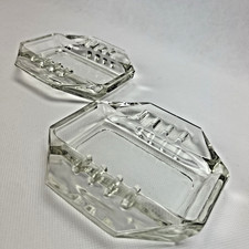 Art Deco SAFEX Glass Octagonal