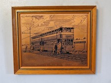 Vintage Framed Copper Etching