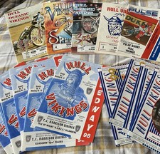 Hull Vikings Speedway Race Meeting Programmes 1995 - 1999