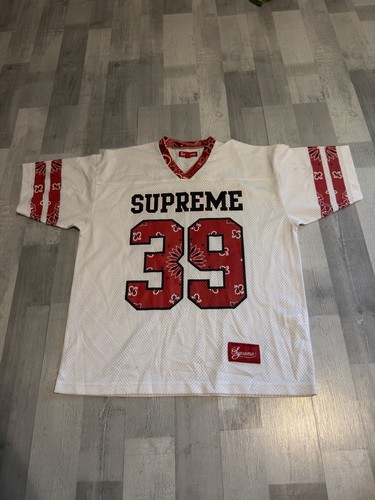 Supreme bandana jersey white - bandana,