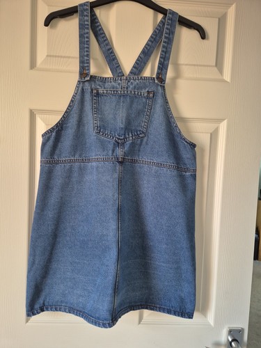 Denim pinafore dress - denim,