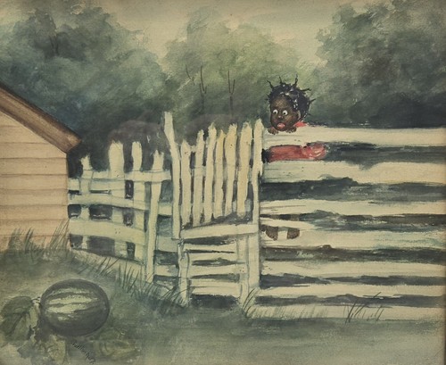 Antique folk art black - antique,