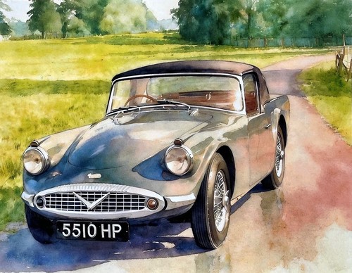 Daimler dart sp250 - art, print