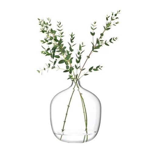 Lsa clear glass vessel vase - clear,