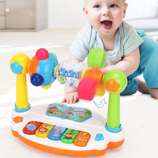 Baby Piano Toy Kids Rotating