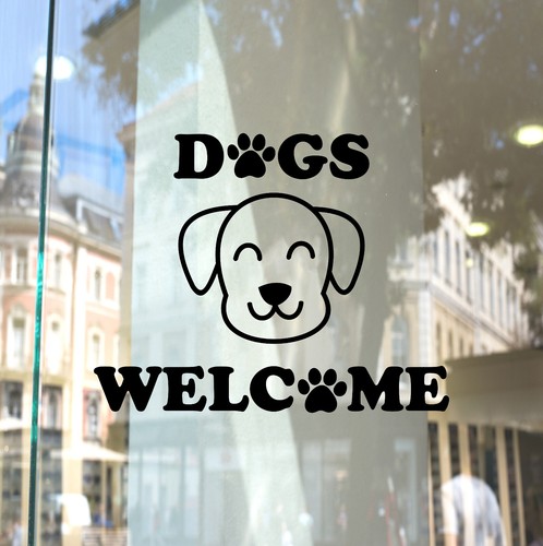 Dogs welcome cafe business - dogs,